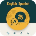 spanish english translator android application logo